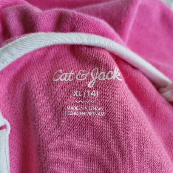 Cat & Jack, Girls' Loop Terry Romper, 3KIDO-AA - Picture 4 of 4